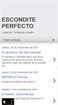 Mobile Screenshot of esconditeperfecto.blogspot.com