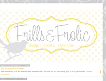 Tablet Screenshot of frillsandfrolic.blogspot.com
