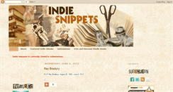 Desktop Screenshot of indiesnippets.blogspot.com