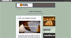 Desktop Screenshot of caldesplugues.blogspot.com