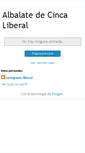 Mobile Screenshot of albalatedelcincaliberal.blogspot.com