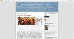 Desktop Screenshot of jovenescatolicosalaesperadejesus.blogspot.com