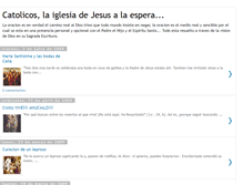 Tablet Screenshot of jovenescatolicosalaesperadejesus.blogspot.com