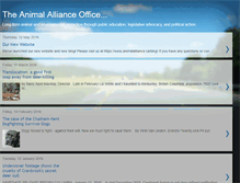 Tablet Screenshot of animalallianceoffice.blogspot.com