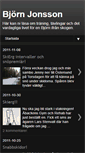 Mobile Screenshot of bjoernjonsson.blogspot.com