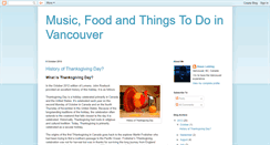 Desktop Screenshot of musicfoodtodovancouver.blogspot.com