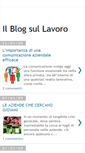 Mobile Screenshot of ilblogsullavoro.blogspot.com