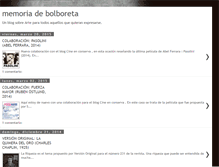 Tablet Screenshot of memoriadebolboreta.blogspot.com