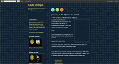 Desktop Screenshot of clubolimpo.blogspot.com