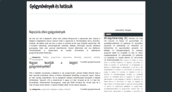 Desktop Screenshot of gyogynovenyek.blogspot.com