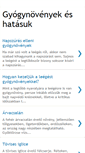Mobile Screenshot of gyogynovenyek.blogspot.com