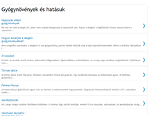 Tablet Screenshot of gyogynovenyek.blogspot.com