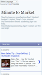Mobile Screenshot of minutetomarket.blogspot.com