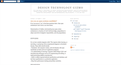 Desktop Screenshot of designtechnologygizmo.blogspot.com