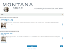 Tablet Screenshot of montanabride.blogspot.com