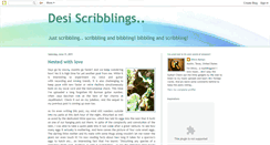 Desktop Screenshot of desiscribblings.blogspot.com