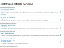 Tablet Screenshot of multistreamaffiliatemarketing.blogspot.com