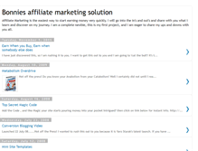 Tablet Screenshot of bonniesaffiliatemarketingsolution.blogspot.com
