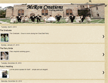 Tablet Screenshot of mcroncreations.blogspot.com