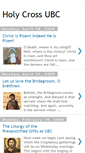 Mobile Screenshot of holycrossubc.blogspot.com