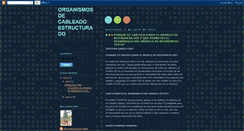 Desktop Screenshot of organismosdecableado.blogspot.com