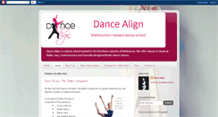 Desktop Screenshot of dancealign.blogspot.com