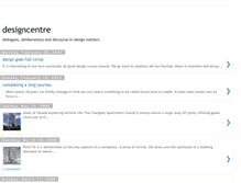Tablet Screenshot of designcentre.blogspot.com