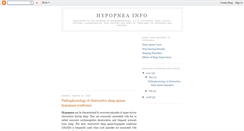 Desktop Screenshot of hypopnea.blogspot.com