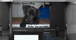 Desktop Screenshot of anoddasportsblog.blogspot.com