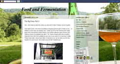 Desktop Screenshot of foodandfermentation.blogspot.com