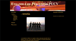 Desktop Screenshot of ensamblepercusionpucv.blogspot.com