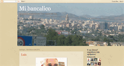 Desktop Screenshot of mibancalico.blogspot.com