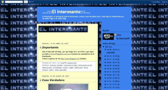 Desktop Screenshot of elinteresante.blogspot.com