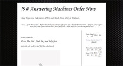 Desktop Screenshot of answeringmachinesordernow.blogspot.com