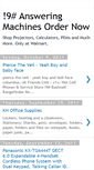 Mobile Screenshot of answeringmachinesordernow.blogspot.com