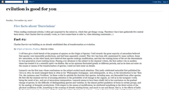 Desktop Screenshot of evilution-is-good-for-you.blogspot.com