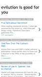 Mobile Screenshot of evilution-is-good-for-you.blogspot.com