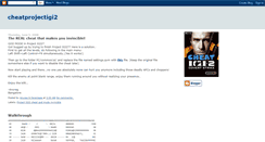 Desktop Screenshot of cheatprojectigi2.blogspot.com