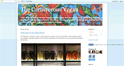 Desktop Screenshot of carnivorous-vegan.blogspot.com