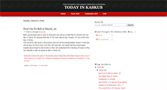 Desktop Screenshot of kaskustoday.blogspot.com