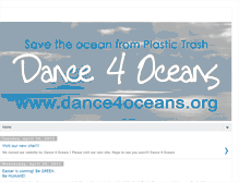 Tablet Screenshot of dance4oceans.blogspot.com