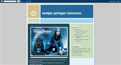 Desktop Screenshot of belajarjaringankasmono.blogspot.com