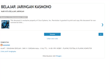 Tablet Screenshot of belajarjaringankasmono.blogspot.com