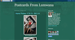 Desktop Screenshot of postcardsfromlumwana.blogspot.com