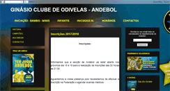 Desktop Screenshot of gco-andebol.blogspot.com