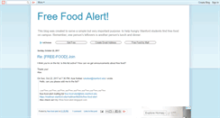 Desktop Screenshot of free-food-alert.blogspot.com