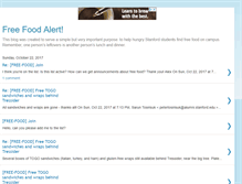 Tablet Screenshot of free-food-alert.blogspot.com
