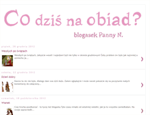 Tablet Screenshot of co-dzis-na-obiad.blogspot.com