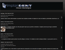 Tablet Screenshot of implantesdentales-co.blogspot.com