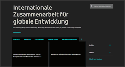 Desktop Screenshot of enwicklungspolitik.blogspot.com